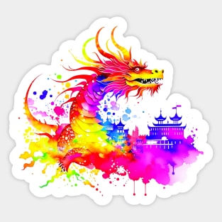 Chinese New Year 2024 - Lunar New Year - Year of the Dragon Sticker